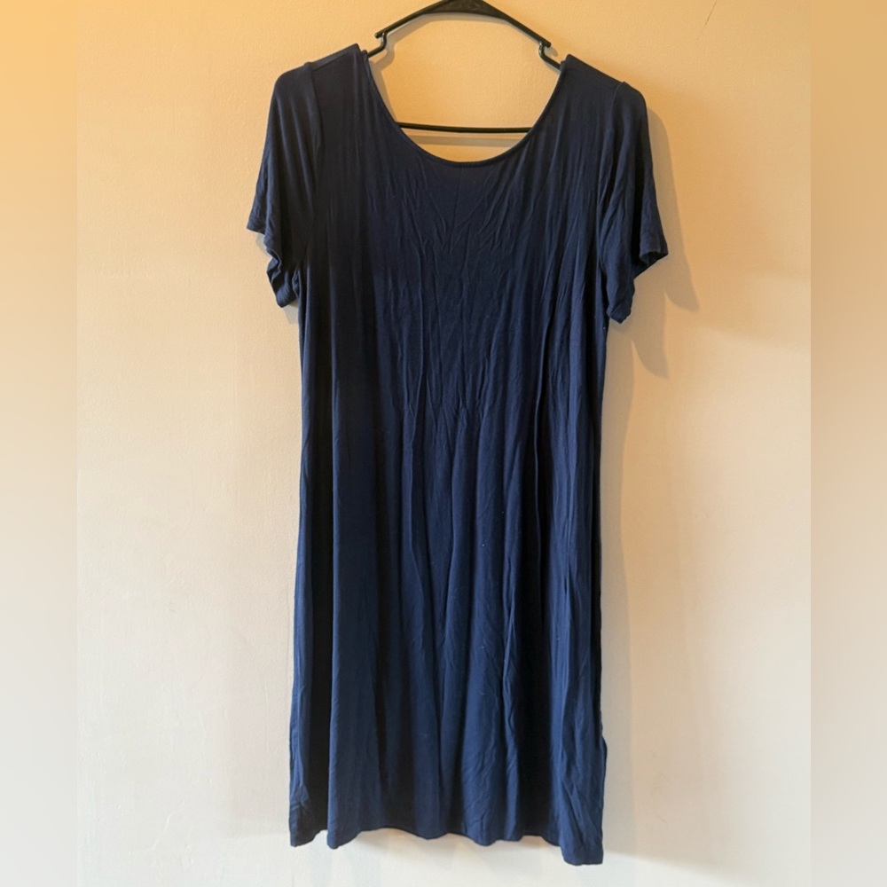 Amazon Essentials Dark Blue Short Sleeve Dress